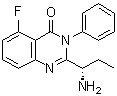 2-[(1S)-1-氨基丙基]-5-氟-3-苯基-4(3H)-喹唑啉酮