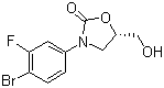  (5R)-3-(4-Bromo-3-fluorophenyl)-5-hydroxymethyloxazolidin-2